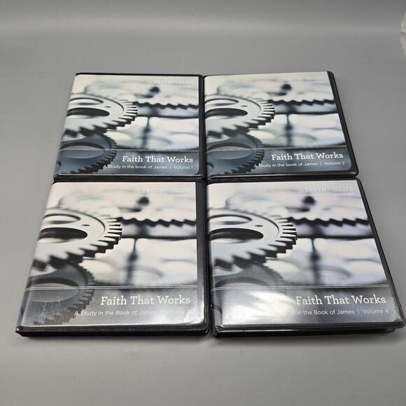 Faith That Works Alistair Begg Four Volume Set Study In Book Of James On DVD - Picture 1 of 7
